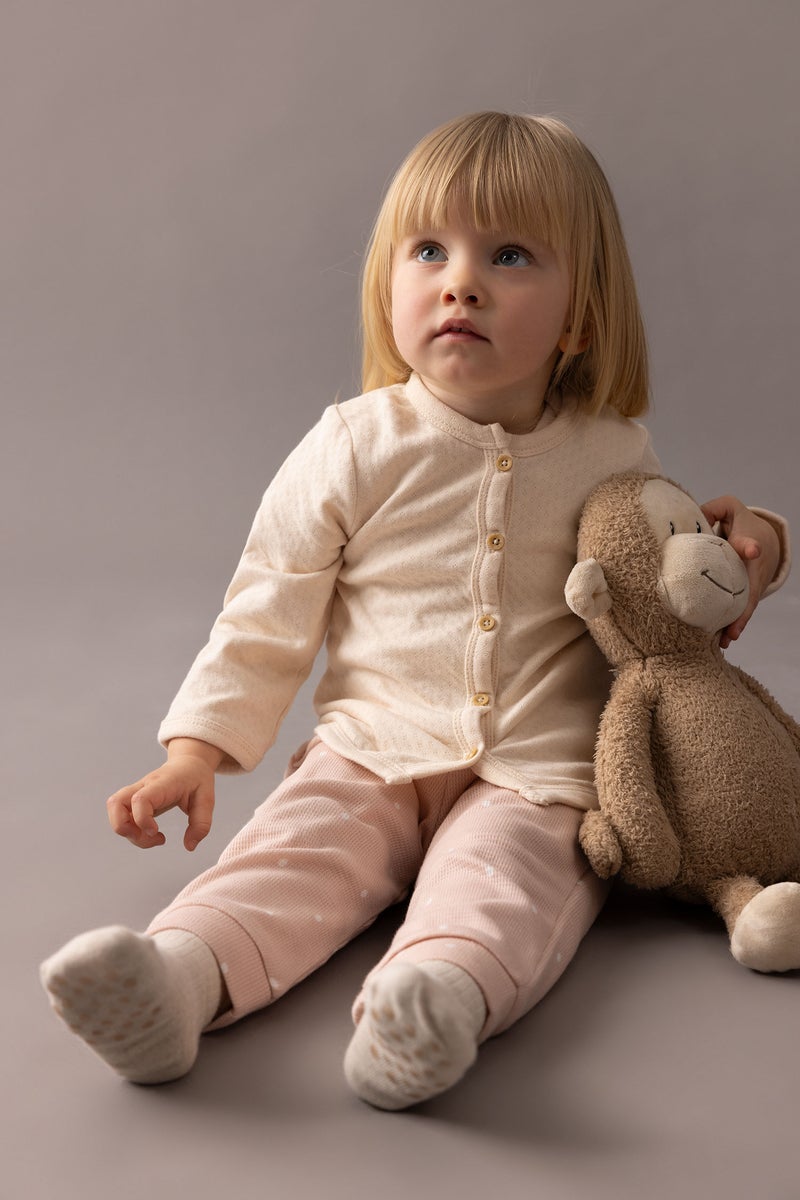 DeFacto Baby Girl Cotton Cardigan Snap Body 2 Piece Set - Image 2