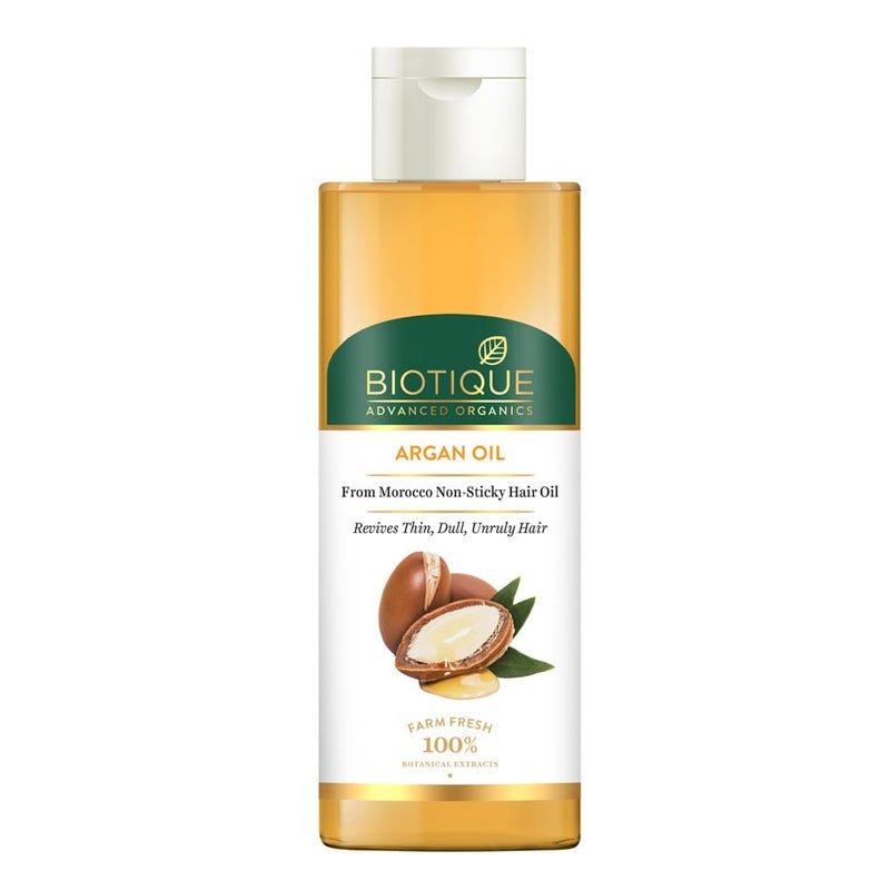 Biotique Argan oil from morocco Hair oil 200ml - Image 1