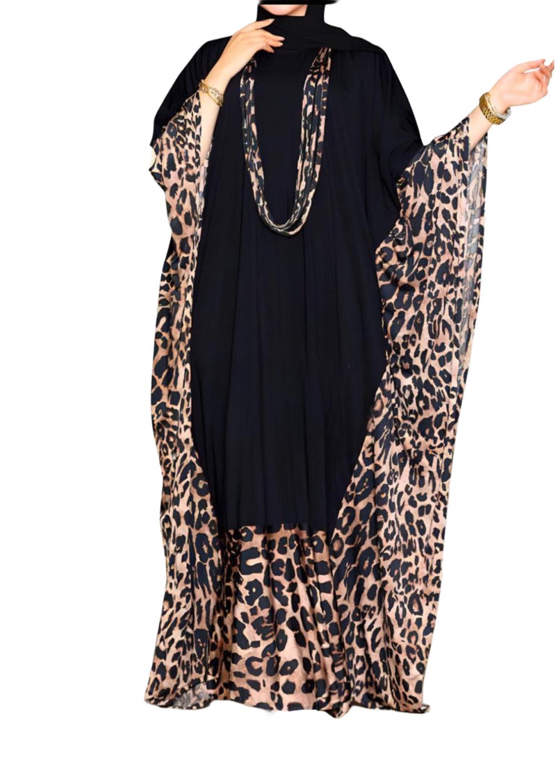 ملحفه قصات  تايجر   *اسود كم واسع