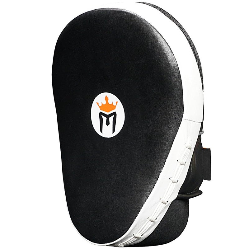 Meister Cowhide Leather Curved Focus Mitts w/Wrist Support (Pair) - Image 2