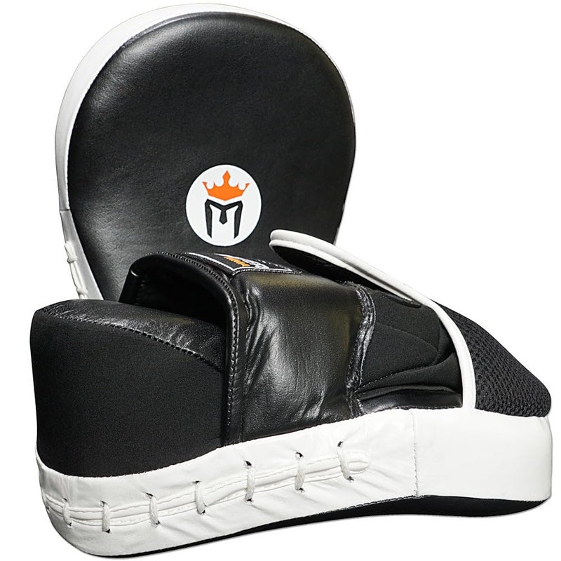 Meister Cowhide Leather Curved Focus Mitts w/Wrist Support (Pair) - Image 4