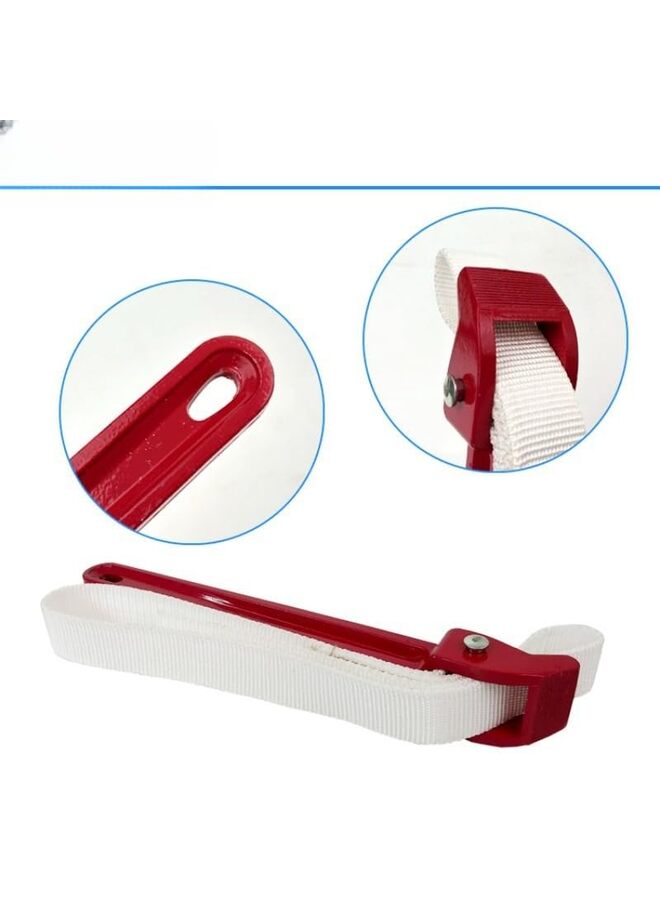 LAMAY Strap Wrench Handle, Adjustable Nylon Strap Pipe Wrench, Oil Filter Strap Opener Wrench - Image 4