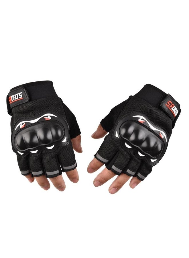 Generic Protective Shell, Joint Guard, Motorcycle Gloves, Outdoor Sports, Cycling Motorcycle, Breathable, Non-slip, Long Finger Touch Screen, Full Finger Hand 