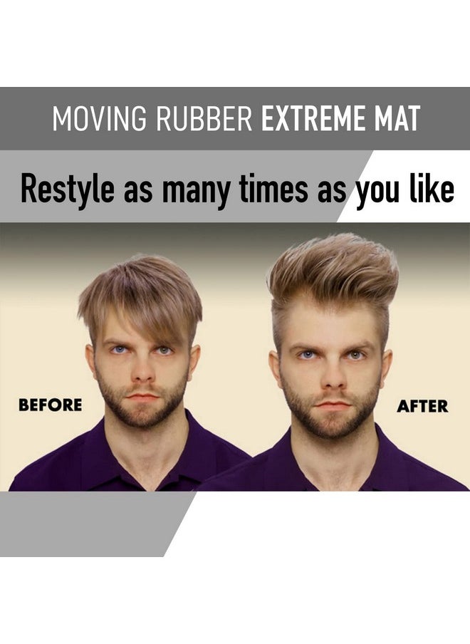 GATSBY Gatsby Moving Rubber Extreme Mat Hair Styling Wax - Strong Hold, Matte Finish, 80G/2.8Oz By Mandom  - Image 4
