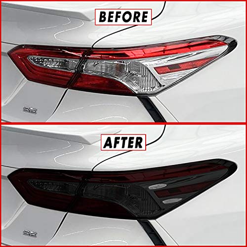 SlickMod PreCut Vinyl Smoke Tint for 20182022 Toyota Camry Tail Light Reflector 1 Full Taillight 20 Dark Smoke