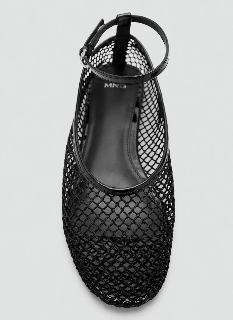 MANGO  Ballet flats with mesh bracelet for Women | Best Price UAE