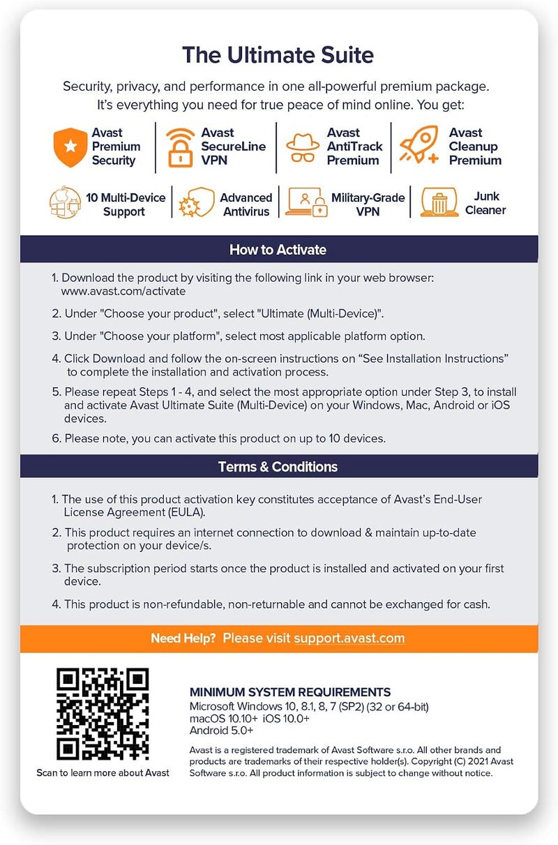 Ultimate Suite Multi-Device (PC, Mac, Android & iOS) (10 Devices | 2 Year) (Premium Total Security Suite)(Email Delivery in 24 hours- No CD) - Image 2