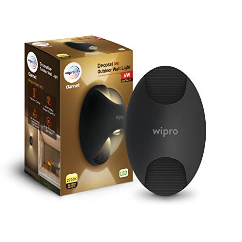 Wipro Garnet 6W IP54 UD LED Wall Lt27K - Image 2