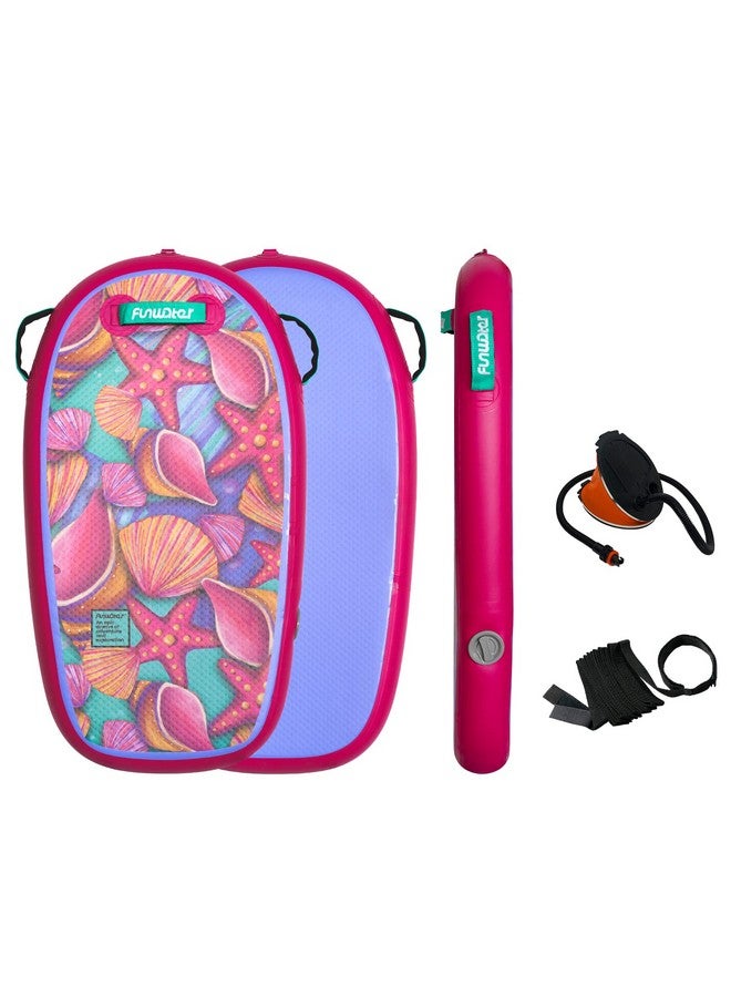 FunWater Body Board Beach Boogie Board Ultra Lightweight Pvc Core Boogie Board For Beach And Pool ,With Wrap Wrist Straps, Foldable, Perfect Surf For Teens And Adults - Image 1