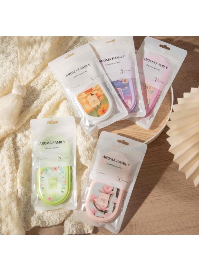 Air Freshener with Hanger, Mini Closet Fresheners, Air Freshener Long Lasting Freshener for Drawers, Closets, Bathrooms, Cars and Rooms, Easy Hanging (Bell Orchid) - Image 2