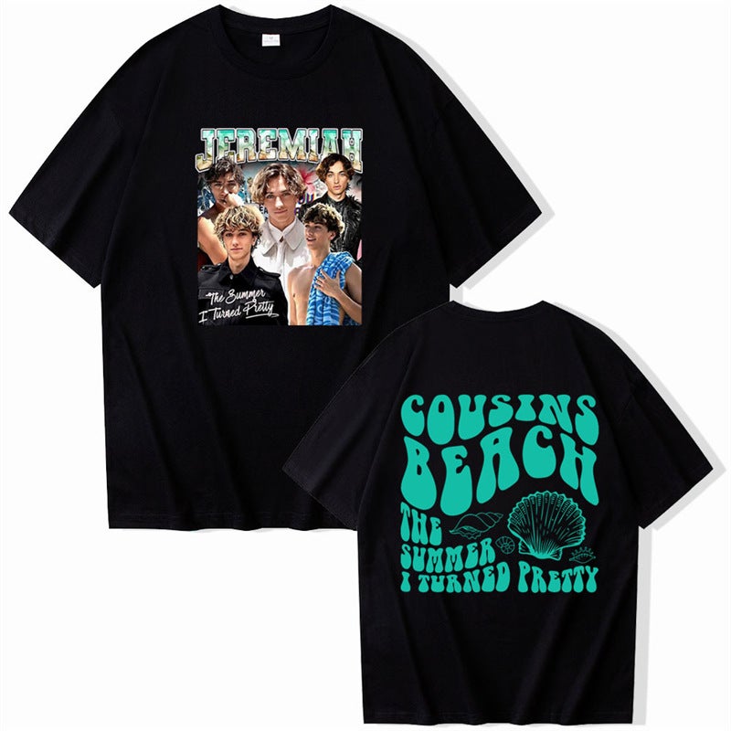Team Jeremiah The Summer I Turned Pretty Cousin Beach T Shirt - Image 5