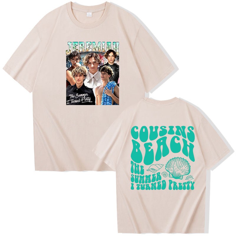 Team Jeremiah The Summer I Turned Pretty Cousin Beach T Shirt - Image 1