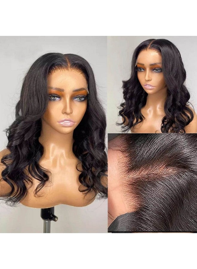 CHEEON Body Wave Lace Front Wigs Human Hair Pre Plucked 13x4 HD Lace Frontal Wigs 150% Density Transparent Body Wave Glueless Wigs for Black Women (20 Inch) - Image 5