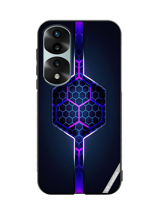 VR CREATIVE غطاء حماية لجهاز Honor 70 Pro Plus بتصميم تجريدي متعدد الألوان - Image 1