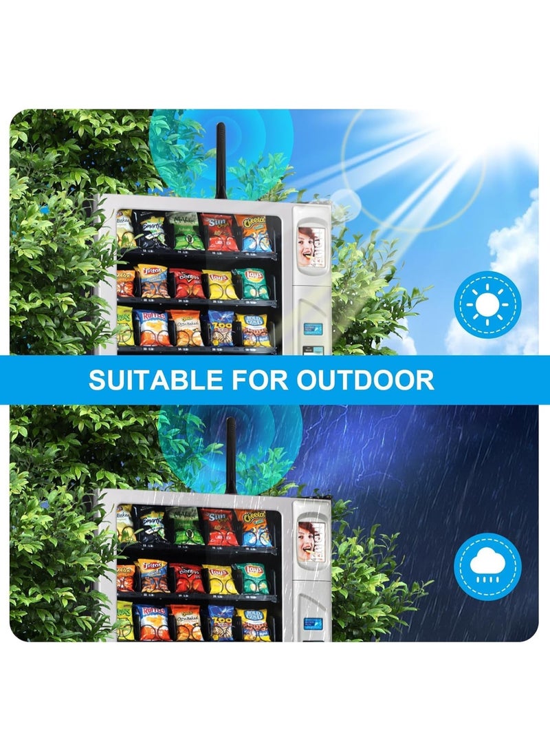 YOUWE7 5G Antenna LTE Band 12dBi SMA TS9 External Omnidirectional Network Antenna with Magnetic Base 4G Signal Booster Omnidirectional with RG174 Cable, Compatible with /4G/5G/GSM/GPRS Router-2pcs - Image 4