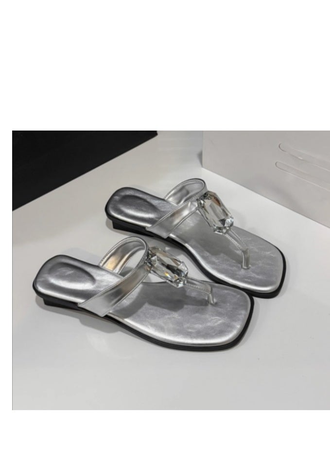 Generic Cool Slippers Paired With A Skirt Are Absolutely Stunning  - Image 2