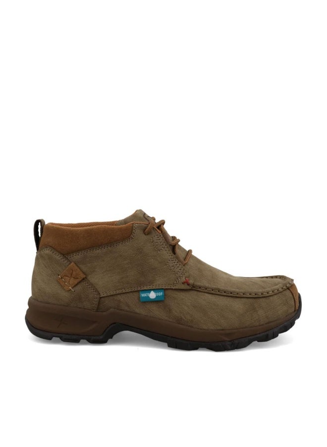 Twisted X Men's 4" Hiker Boot, Moc Toe, Shitake, 9.5 W - Image 1