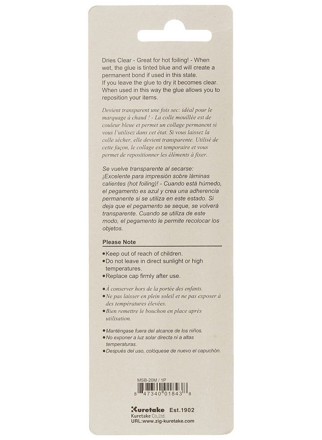 Zig 2 Way Glue Pen Carded Fine Tip - Image 2