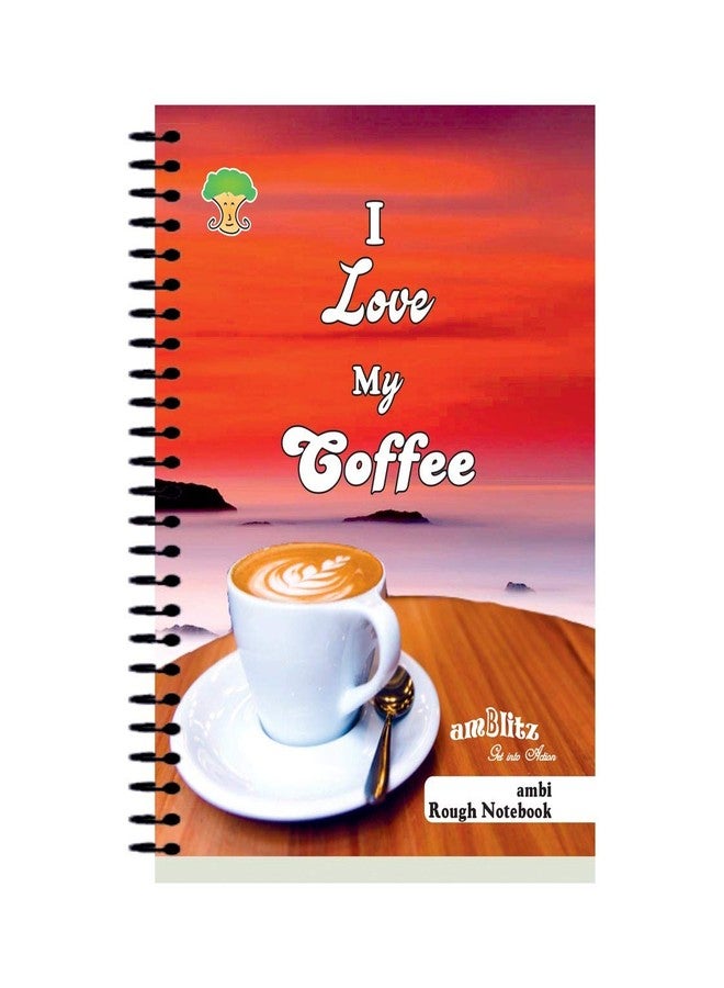 amblitz Rough Spiral Notebook | 600 Pages | Pack of 5 Notebooks | A4 Size | Single Line Ruled | Student Practice Notebook - Image 1