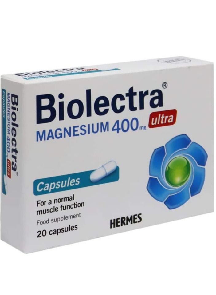 Biolectra Ultra Magnesium 400 mg 20 Capsules