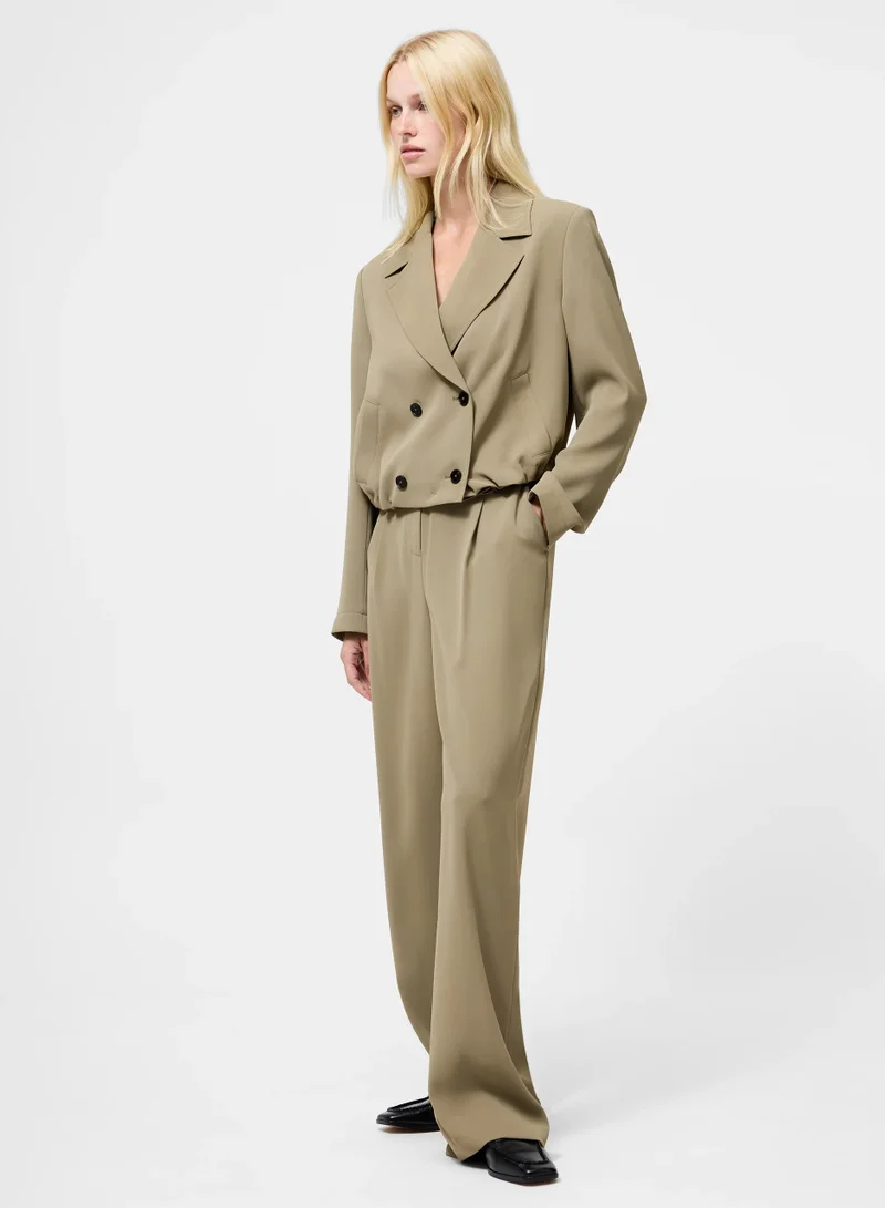 فرنش كونكشن Vinnie Suiting Pleated Trouser