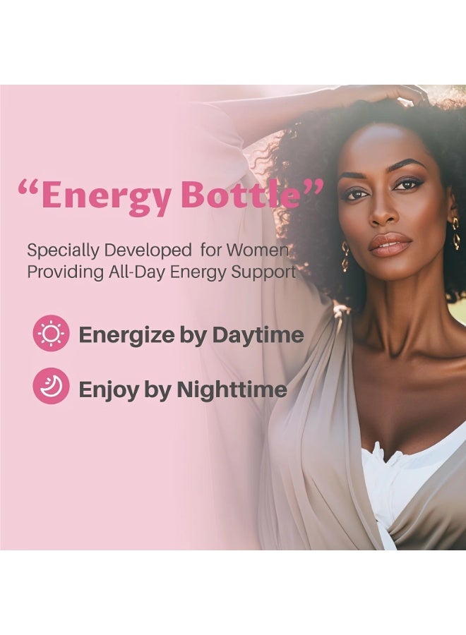 Megneta Women’s Energy Vitamins 20-in-1 – Collagen Biotin Ashwagandha Shilajit Beauty & Energy Support | Hair Skin Nails & Hormonal Balance | 60 Capsules - Image 5