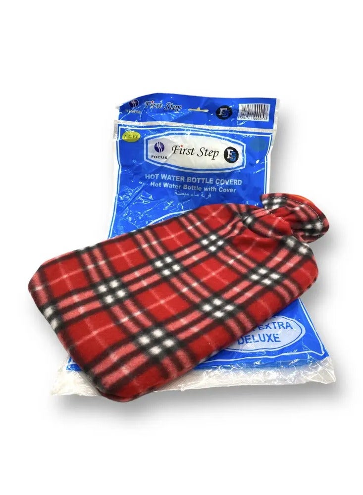 Focus Hot Water Bottle With Cover Focus