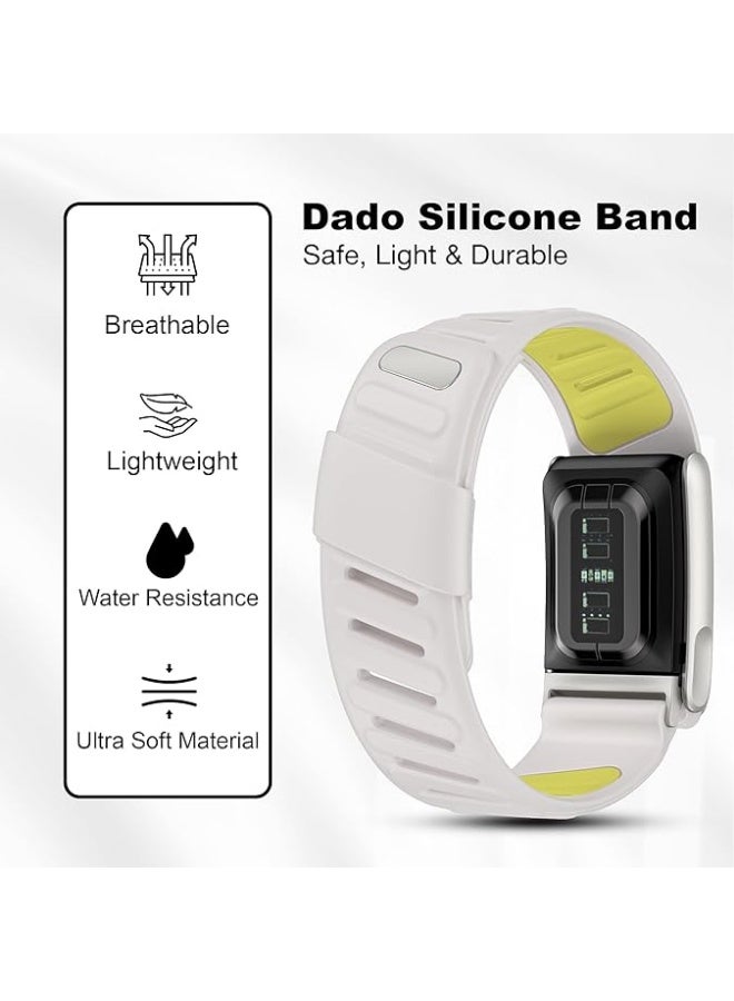 Comfort Durable Silicone Wristband Compatible with WHOOP 4.0 Band, Soft Silicone Sports Loop Strap for Men & Women, with U Shapped Connector - Image 4