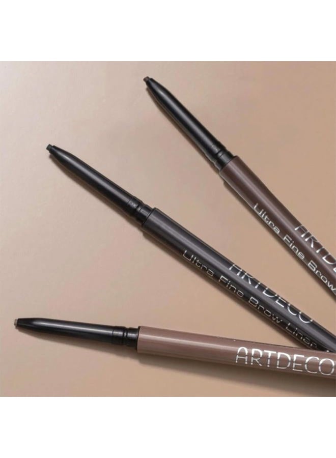 ARTDECO Ultra Fine Brow Liner - Soft Driftwood - Thin Twist-Out Tip Creates Ultra-Fine Lines - Integrated Grooming Brush - Smudge-Proof & Waterproof - Eyebrow Pencil - Eye Makeup - Vegan - 0.03 Oz - Image 2