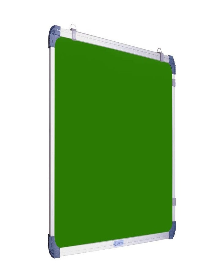 RIYAGYA Engineered Wood Non-Magnetic Double Sided Both Side Writing One Side White Marker And Reverse Side Chalk Board Surface |P (2X1.5) - Image 3