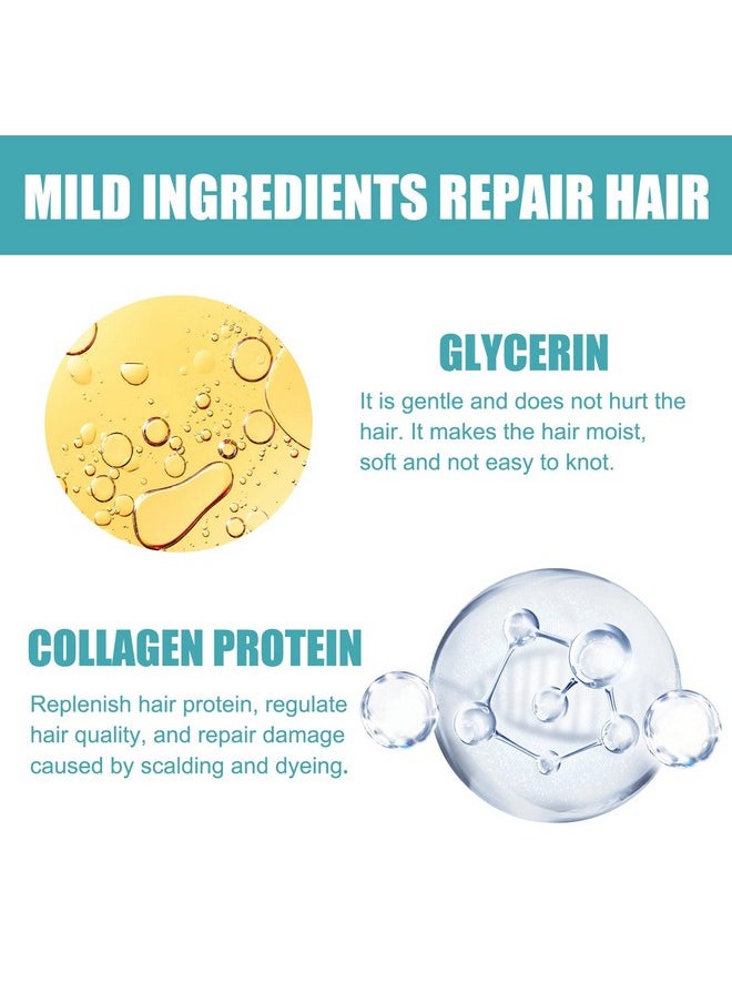 Biuhorey - Protein Hair Straightening Cream 2023 New Protein Correcting Hair Straightening Cream Silk & Gloss Hair Straightening Cream Maigoole Hair Straightening Cream For Curly Hair (2Pc) - Image 1