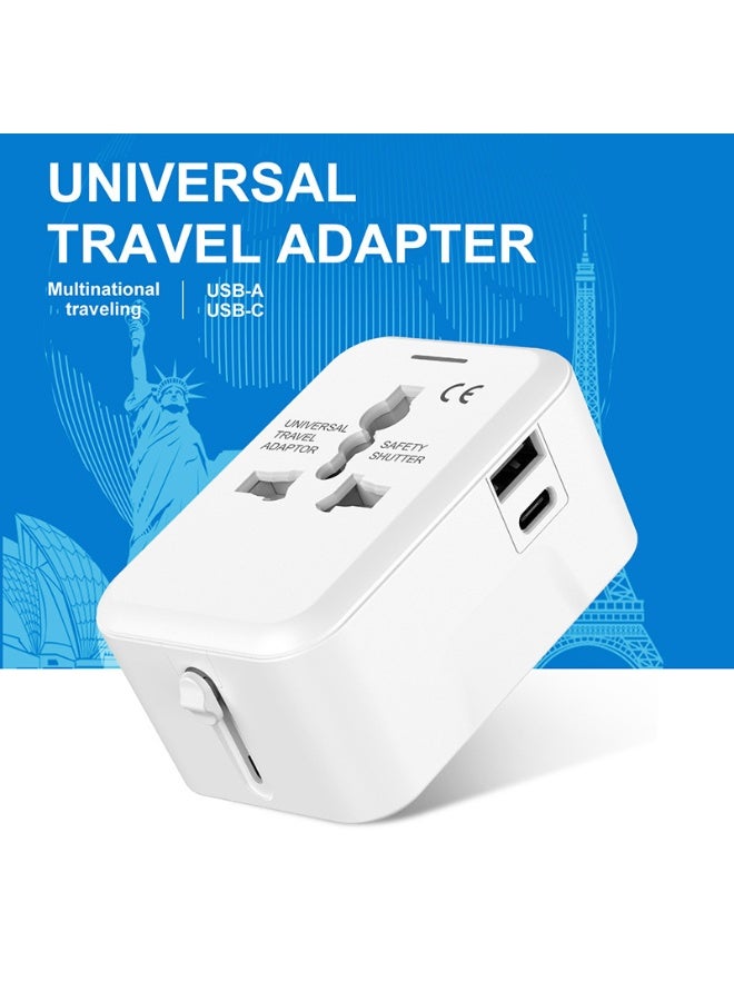 Travel Charger Multi-Function Socket 185T - Universal Travel Adapter - Image 2