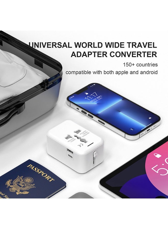 Travel Charger Multi-Function Socket 185T - Universal Travel Adapter - Image 4