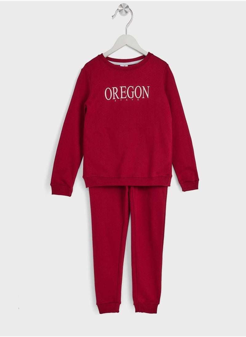 Pinata - Boys Printed Sweatshirt And Jogger Set - Image 1
