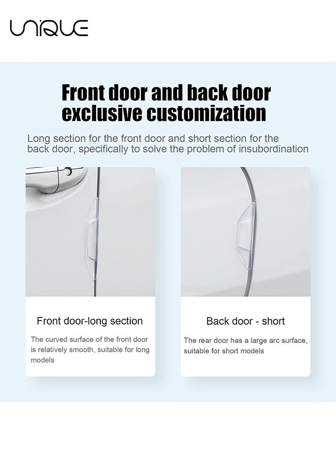 Unique - Anti-Collision Bumper Guard, 4 Pack-Auto Door Side Edge Protection Guard Self-Adhesive Anti-Scratch Collision Protector Trim Sticker, for Car Side Door Edge Bumper Guard Protector Strips - Image 1