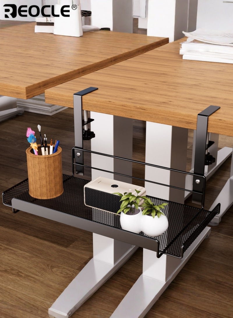 ريوكل صينية لتنظيم الكابلات أسفل المكتب، بدون تركيب مثقاب، منظم أسلاك بتصميم متين وهيكل متين للاستخدام على مكتب الكمبيوتر. - Image 5
