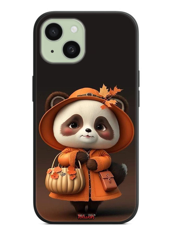 Tolwak Apple iPhone 15 Protective Case Cover Cute Panda Lady Style - Image 2