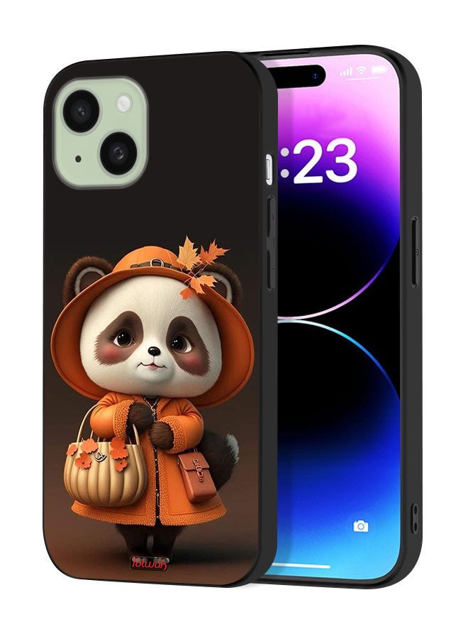 Tolwak Apple iPhone 15 Protective Case Cover Cute Panda Lady Style - Image 1