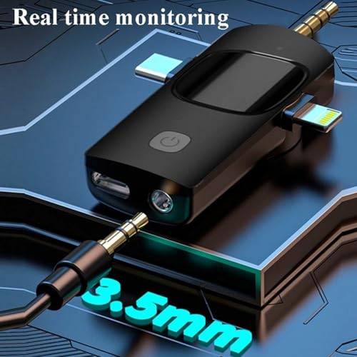 CHAMPKIA K35-2 Dual Wireless Collar Microphone, Plug & Play Lavalier Mic, Noise Cancellation, LED Indicator, Long Battery Life | Compatible with All Smartphones & DSLRs for YouTube & Interviews - Image 4