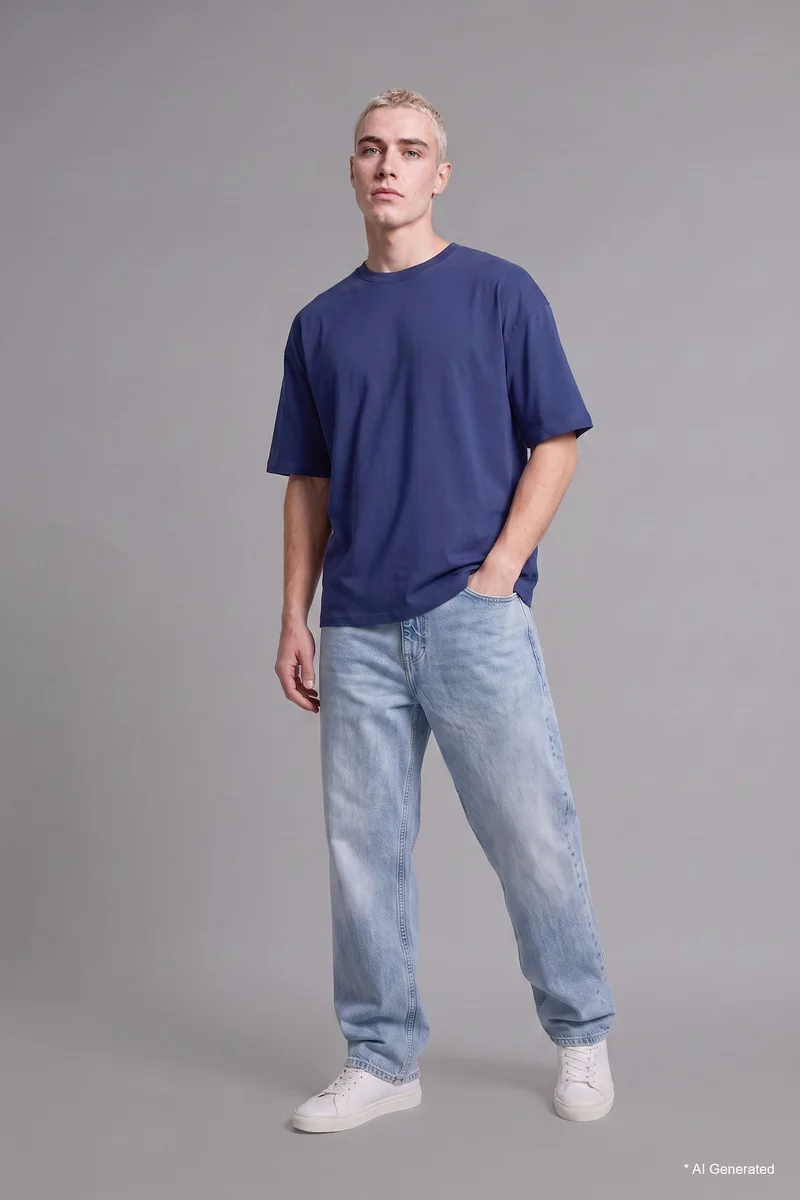 ديفاكتو Cotton Breathable Oversize T-Shirt