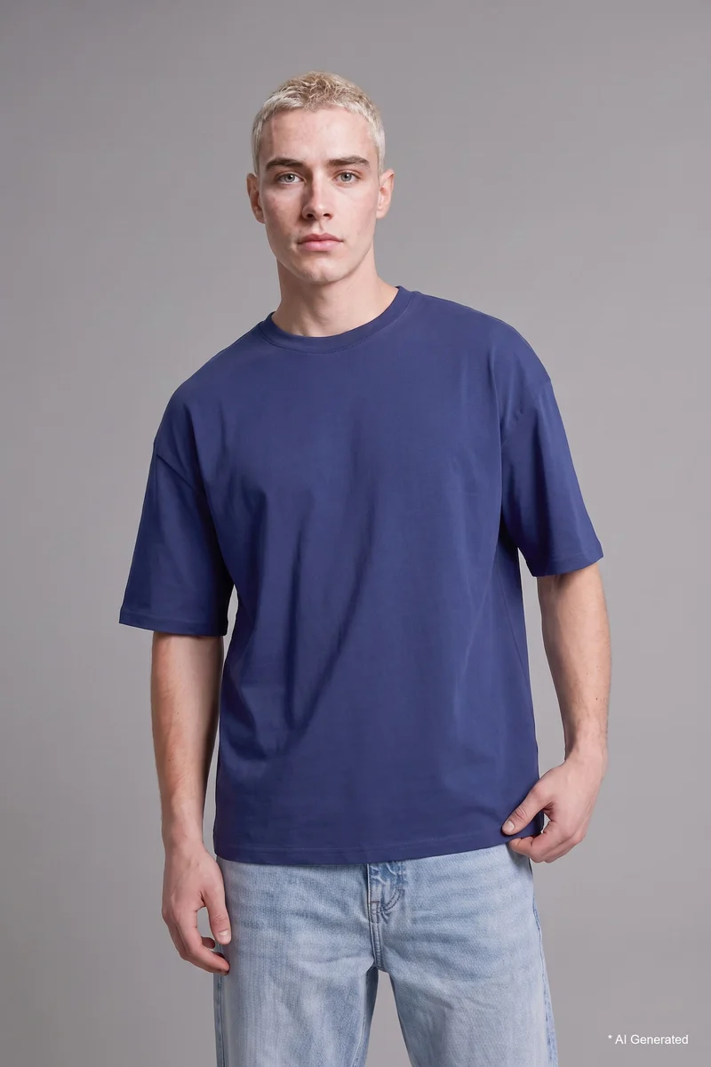 ديفاكتو Cotton Breathable Oversize T-Shirt