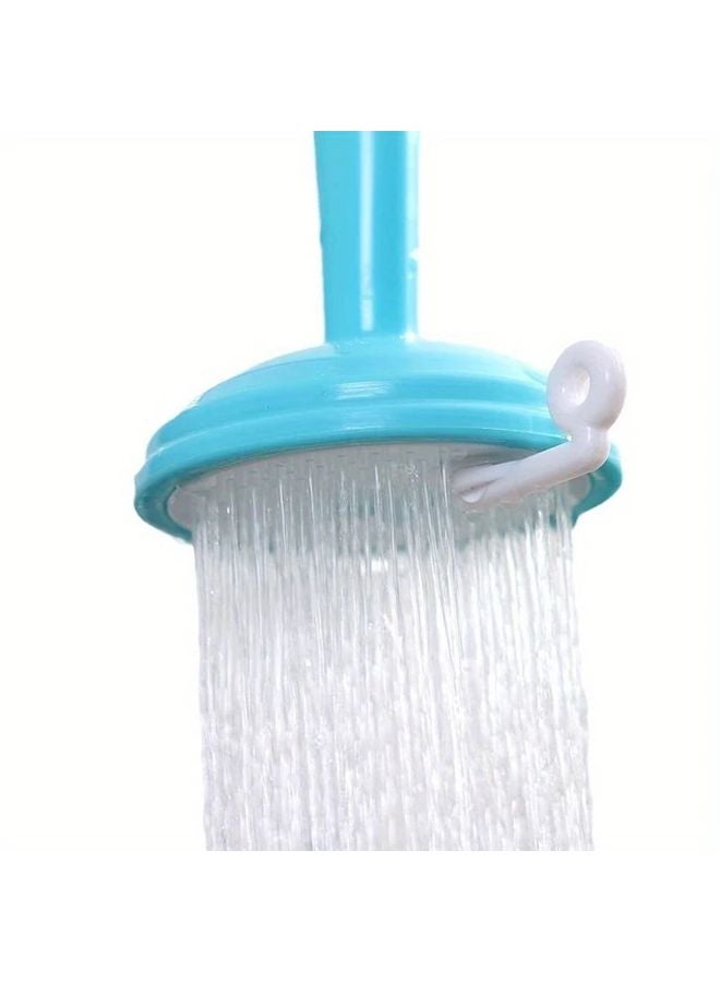 Blue Faucet Extension Showerhead Portable Handheld Spray With Flexible Hose Easy Install Tap Water Sprayer - Image 5