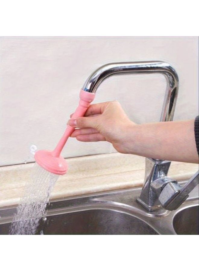 Blue Faucet Extension Showerhead Portable Handheld Spray With Flexible Hose Easy Install Tap Water Sprayer - Image 3