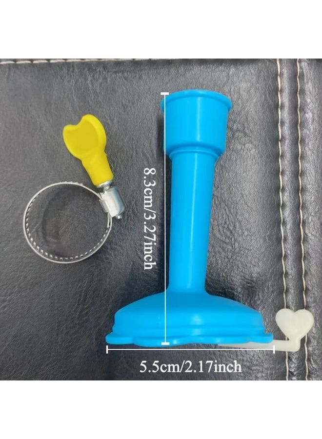 Blue Faucet Extension Showerhead Portable Handheld Spray With Flexible Hose Easy Install Tap Water Sprayer - Image 4