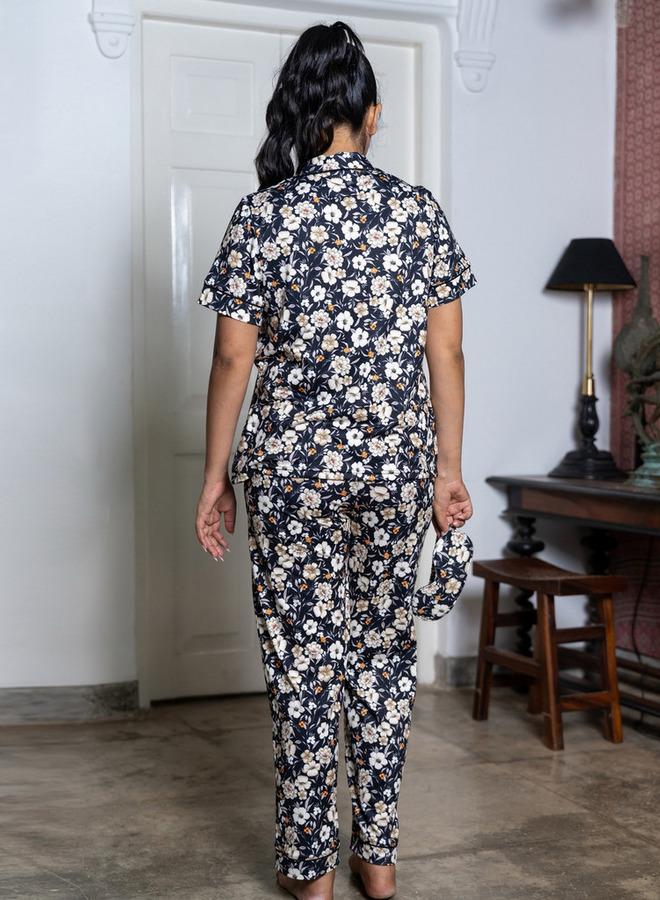 Aadaraya Pyjama Set Button-Down Shirt & Trousers - Image 3