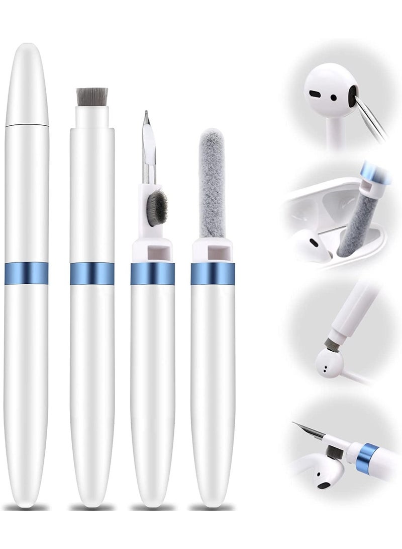 طقم تنظيف 4 في 1 لعلبة سماعات AirPods – أدوات تنظيف لـ iPhone ولوحة المفاتيح – قلم تنظيف ناعم لعلبة سماعات البلوتوث – متوافق مع هواوي وسامسونج وشاومي والمزيد - Image 1