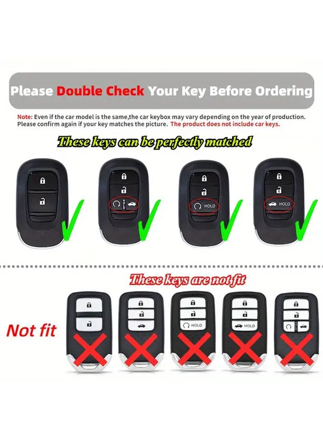 Transparent TPU Car Key Case Cover For Honda Civic Accord HR V CR V 2022 2023 - Image 3