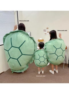 Wearable Turtle Shell Cushion Doll Sleeping Bag Lazy Doll Sofa Bee Clothes Wear Large Top Clothes Toy/doll Cushion-Specifications:100cm  No Cotton In Front-Color:Turtle Shell