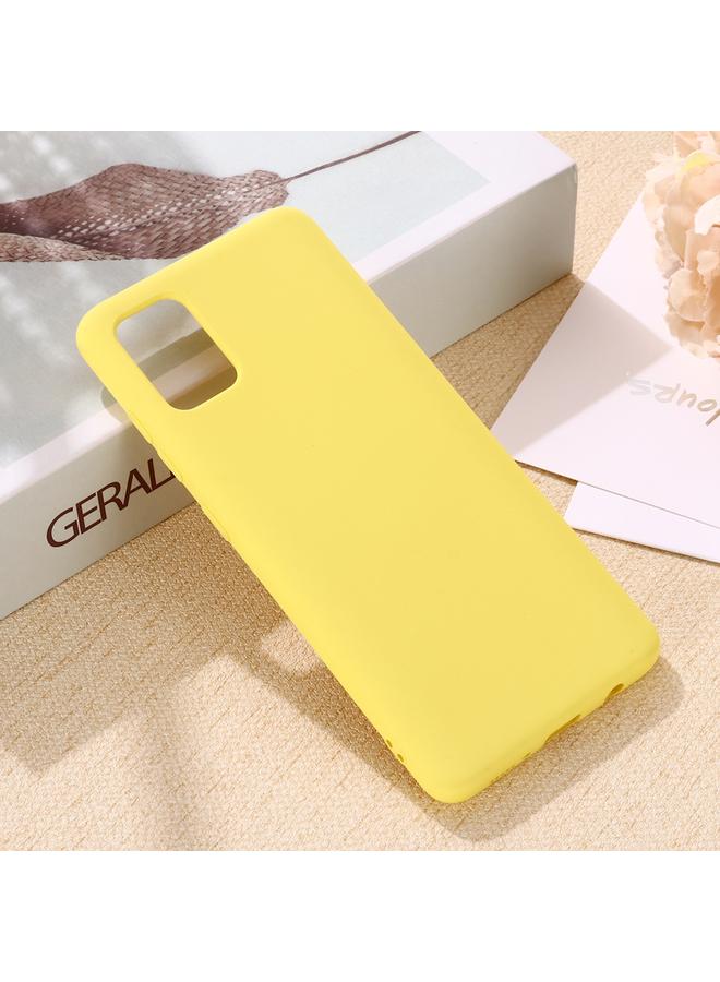 اس-توب جراب لهاتف Samsung Galaxy A51 5G مصنوع من السيليكون السائل بلون سادة ومضاد للصدمات وغطاء حماية كامل - Image 2