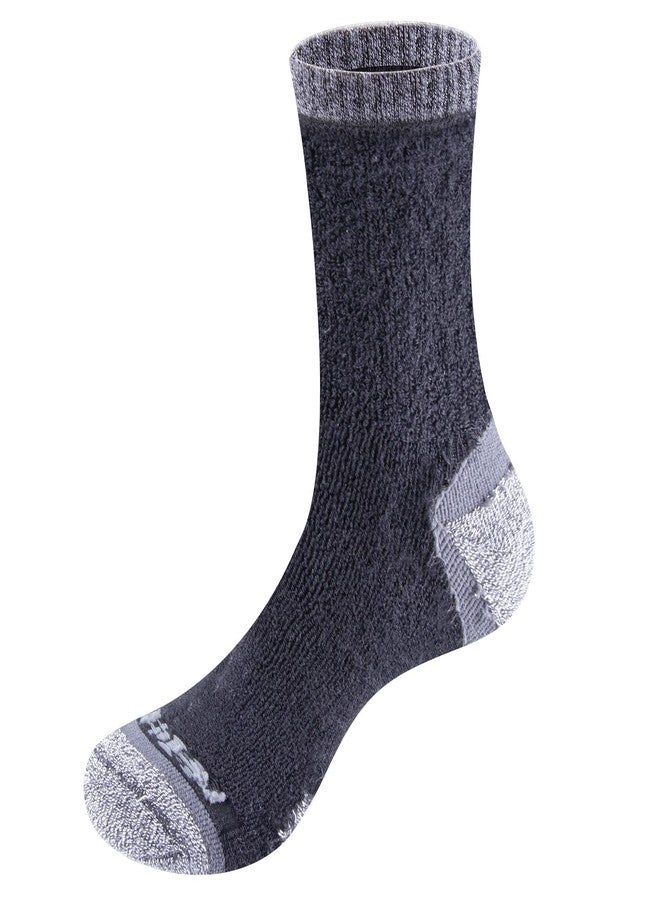 YUEDGE Women's Black Cotton Cushioned Gym Training Athletic Crew Socks Moisture Wicking Anti-Odor Womens Socks For Women, Size 9-11, 5 Pairs - Image 2